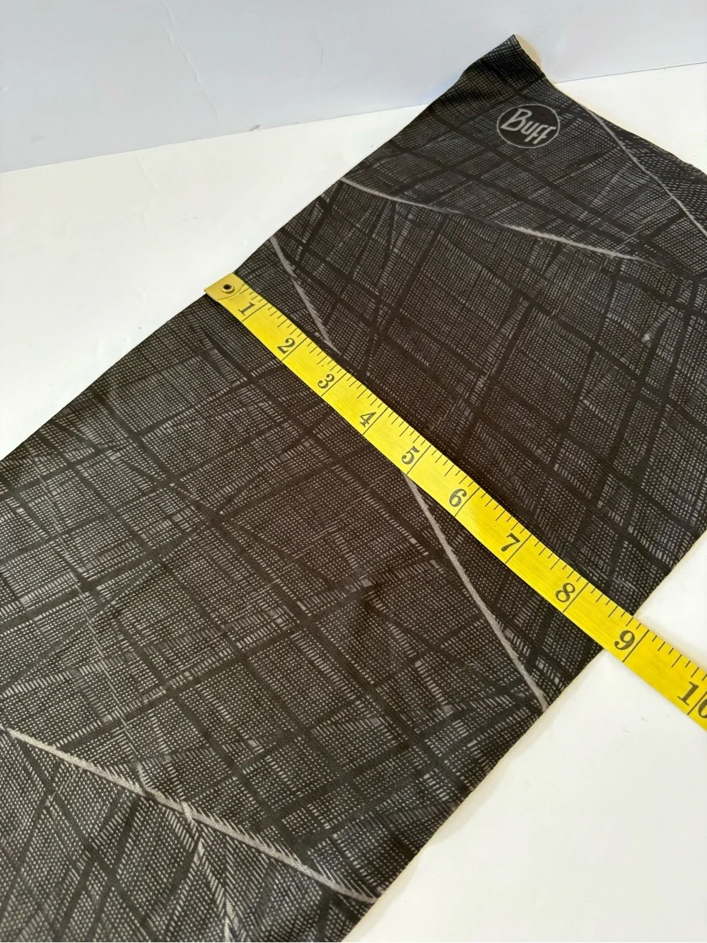 Buff Black Grey Neck Gaiter EcoStretch Neckwear Hike Work Scarf UPF50 Polyester
